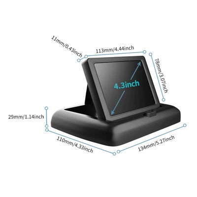 Camera Rear-View Monitoring Image — Car display