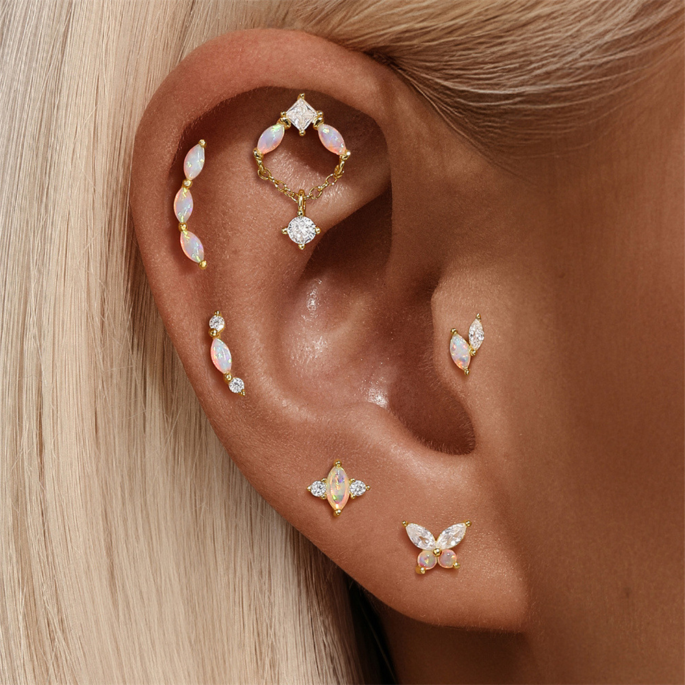 1g Weight 925 Sterling Silver Ear Needle Material Ear Studs Classification 1 Piece Quantity Daily, Street Occasion 925 Sterling Silver Material Geometric Pattern All Seasons Season Unisex Gender Plating Design Simple Style, Classic Style Style 1 Piece 925 Sterling Silver 925 Sterling Silver Earrings Geometric Ear Studs 17