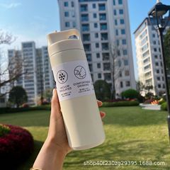 メーカー直販304ステンレス保温カップクロスボーダー男女ビジネス日系ストローカップ携帯式コップ