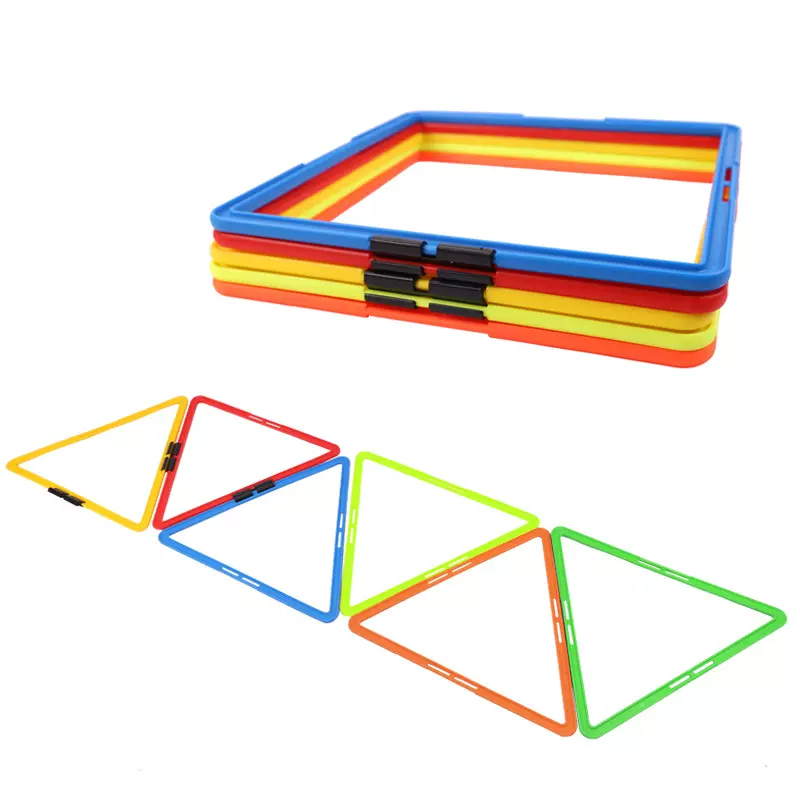 敏捷圈正四边形体能环多功能足球训练环三角形敏捷环篮球步伐训练