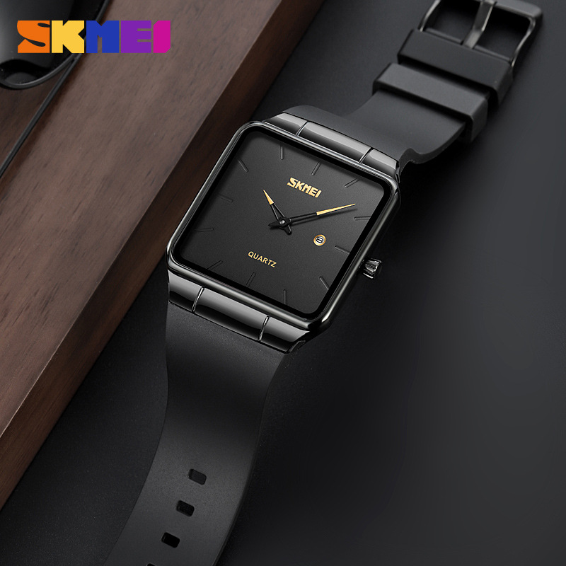 SKMEI Fashion Square reloj de hombre productos genuinos reloj de hombre de alta gama simple reloj de cuarzo impermeable