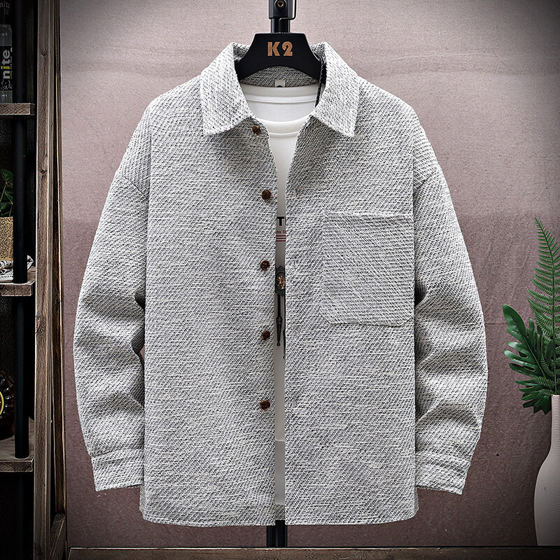 Men's coat with fragrance style print image
