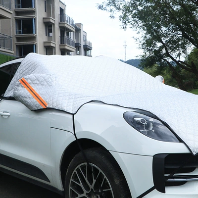 Extended and thickened car hood Car clothing