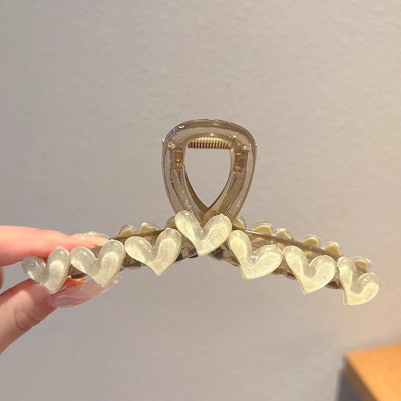 Otoño y invierno gracioso clip de agarre grande más simple clip de pelo de viento para mujeres detrás de la cabeza clip de pescado de alta calidad tocado