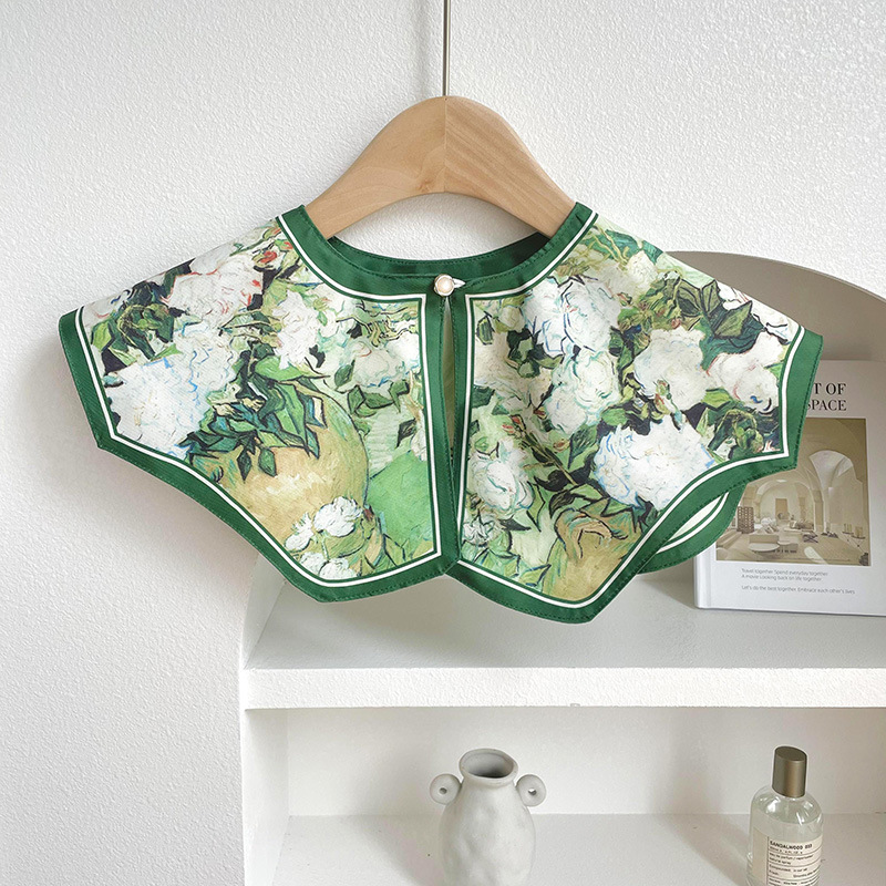 Nuevo chal protector solar de verano de las mujeres al aire libre con aire acondicionado decoración de la habitación chaleco de protección del cuello pequeña bufanda falsa bufanda anudada