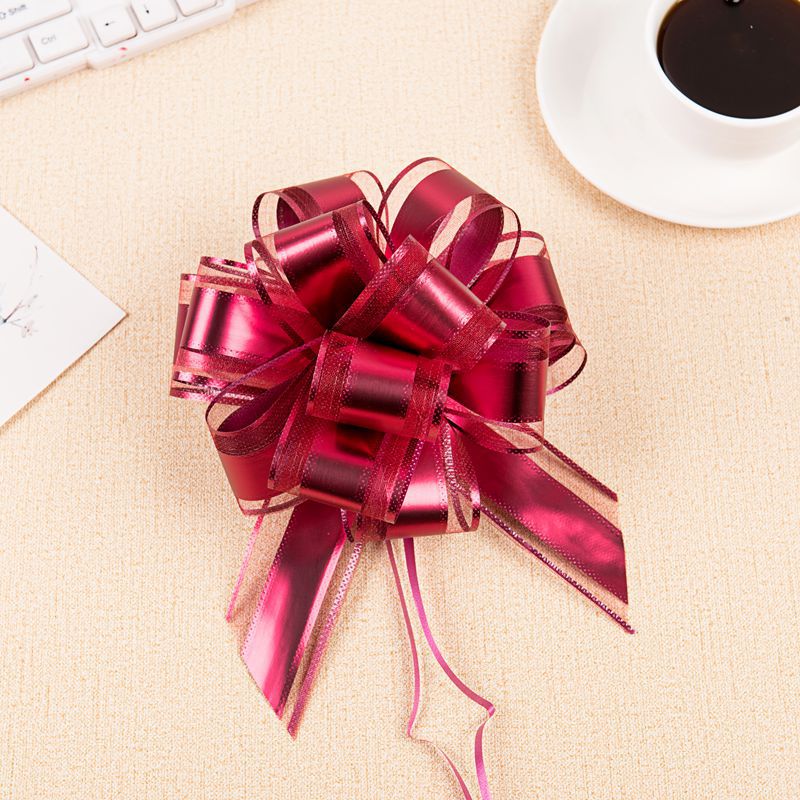 Nuevo cross-border de 50 nieve de flores de flores de Navidad de flores frescas canasta de flores metálicas embalaje de flores de mano