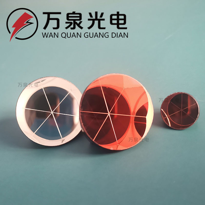 角锥棱镜直径25.4毫米光学镀膜加工玻璃透镜棱镜检测仪用可定制