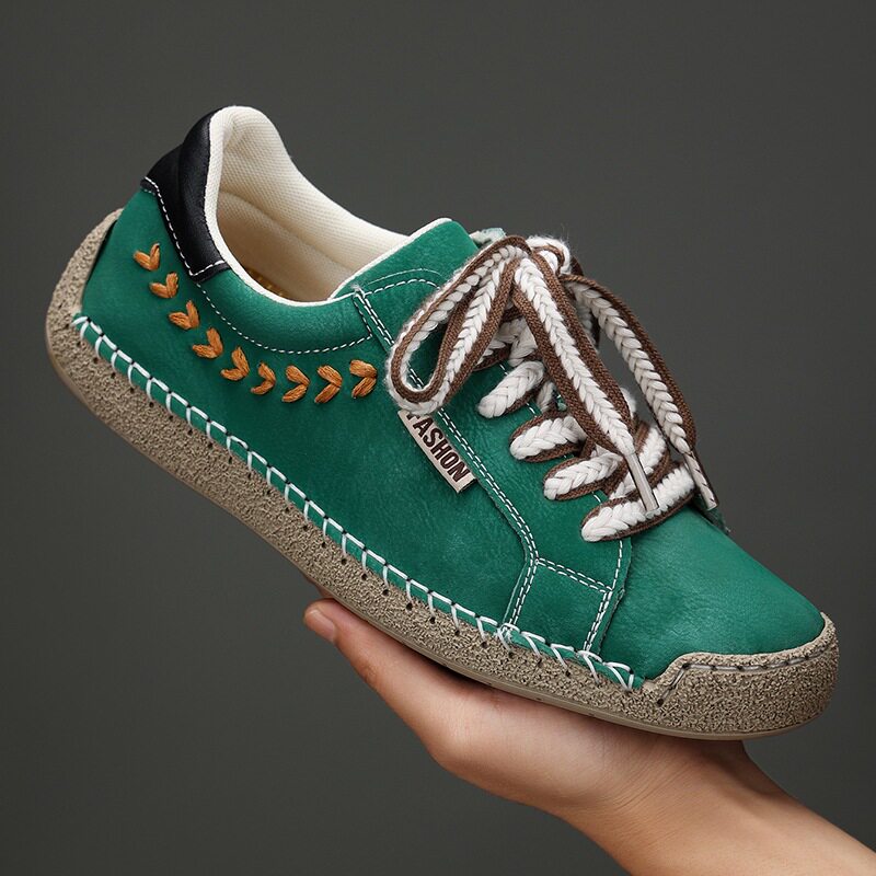 Giày vải canvas unisex cổ thấp đế bằng mũi tròn, phong cách retro thoáng khí chống trượt — 9013 màu vàng, 9013 màu xanh dương, 9013 màu xanh lá cây, 9013 màu đen chi tiết 9