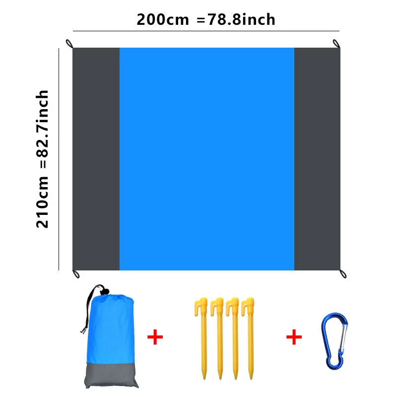 Прожекторная подставка для пикника на улице Delite Waterproof Wide Wide Anti -Anti -Anti -Cash Pass Folding Valley Beach Cushion Cushion
