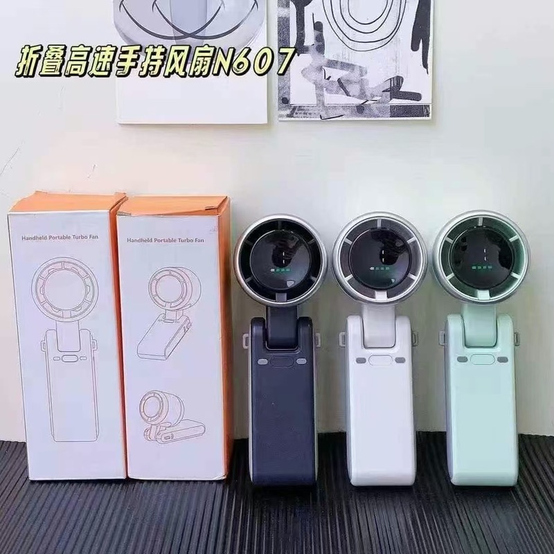 クロスボーダー新品638手持ち高速ファンusb充電ミニポータブル100速ターボ暴力小型ファン|undefined