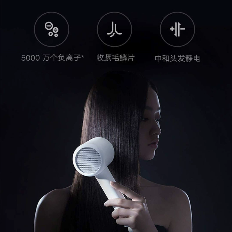 Осушитель волос с отрицательными ионами Mijia H300, уход за волосами горячий/холодный, мощный фен H101