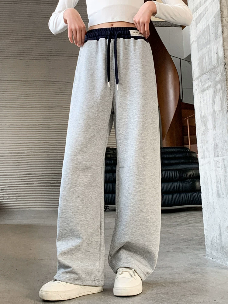 Демисезонные детские casual штаны для отдыха, осень, для подростков, свободная прямая посадка