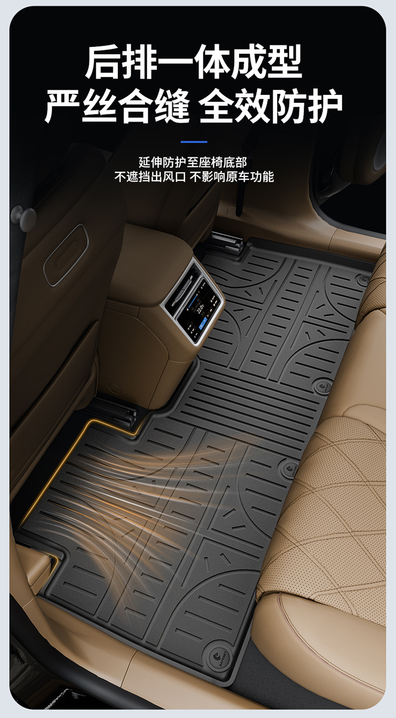 Suitable for the Xiangjie S9T Special Vehicle, All-Weather Tpe Car Floor Mats, Trunk Mats, and Car Accessories