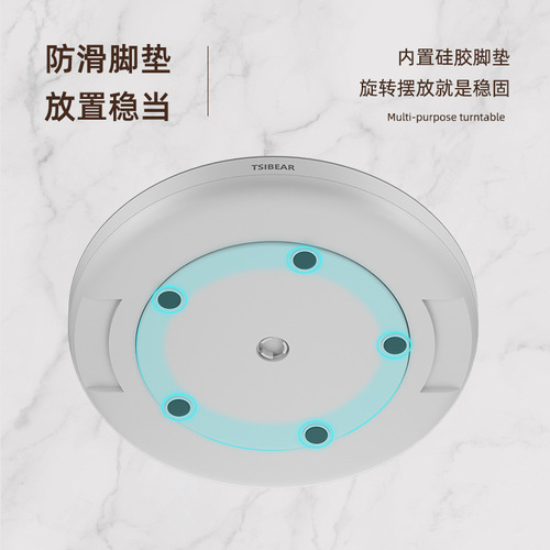 Kitchen supplies seasoning bottle storage rack household seasoning box countertop multi-functional salt soy sauce bottle rotating seasoning rack