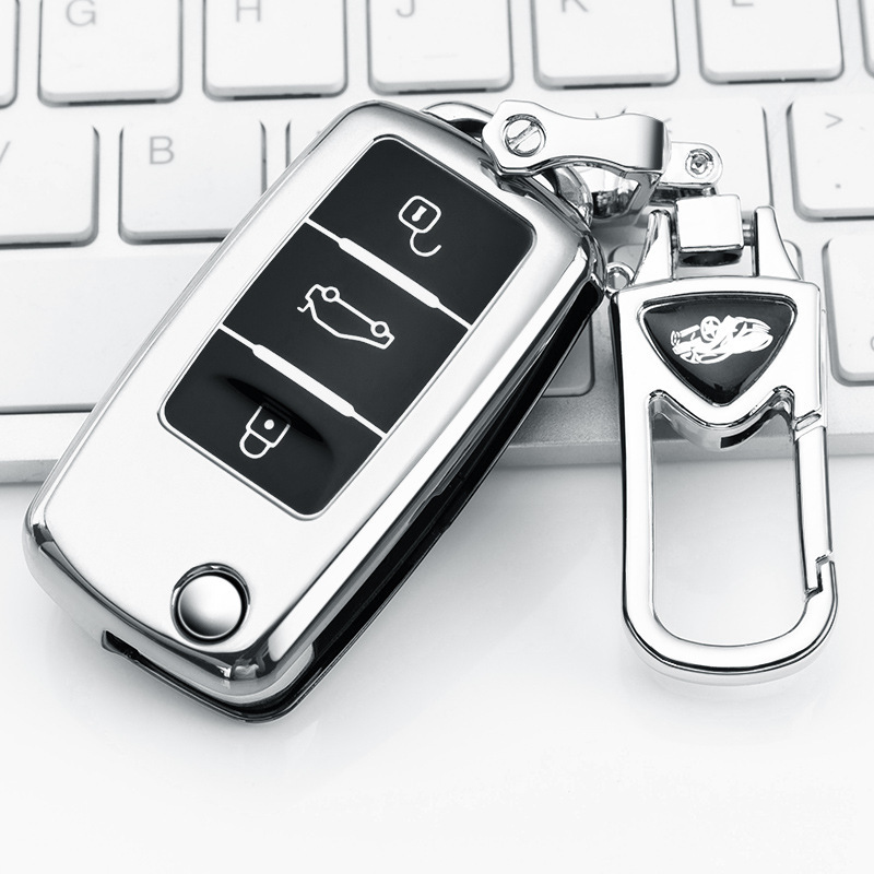 Suitable for Volkswagen Key Case Buckle Cover Langxing New Sagitar Weiling Bora Lavida Jetta polo Tiguan