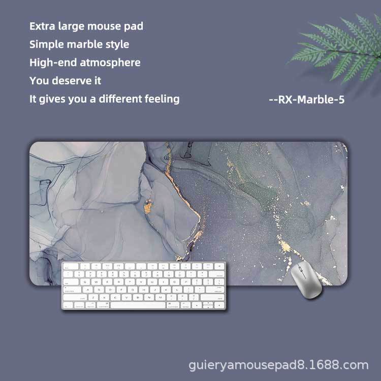 Alfombrilla de ratón con diseño de mármol estilo nórdico, antideslizante, ideal para oficina o escritorio