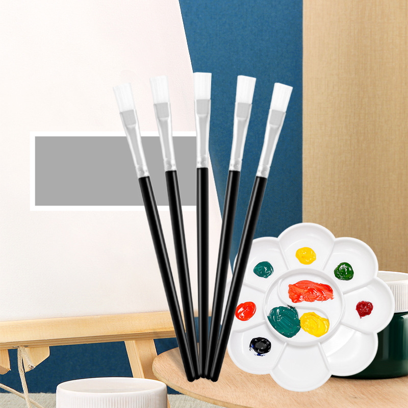 Plastic digital brush made of plaster