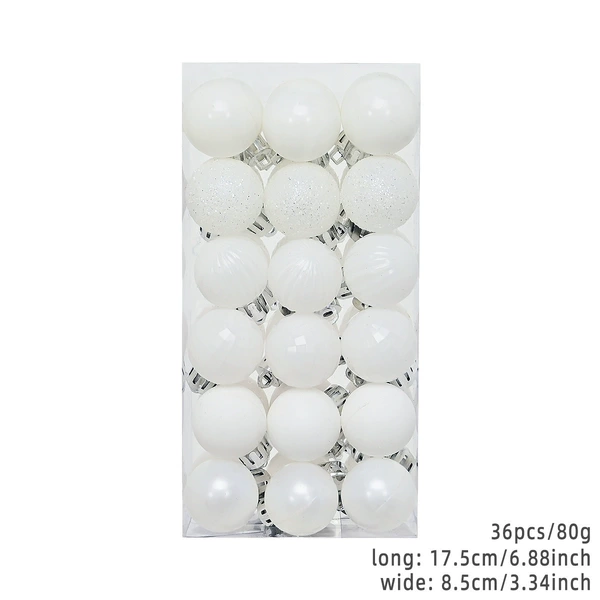3cm-36pcs white