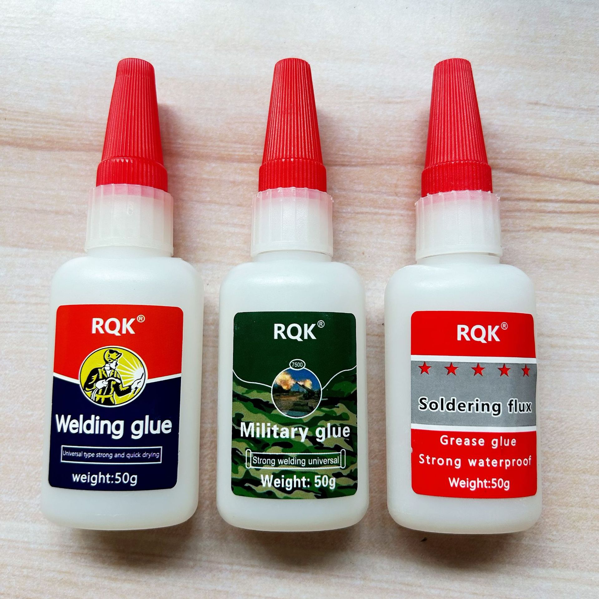 外贸强力通用胶水焊接剂粘鞋金属陶瓷木材家用防水葫芦瓶军工胶