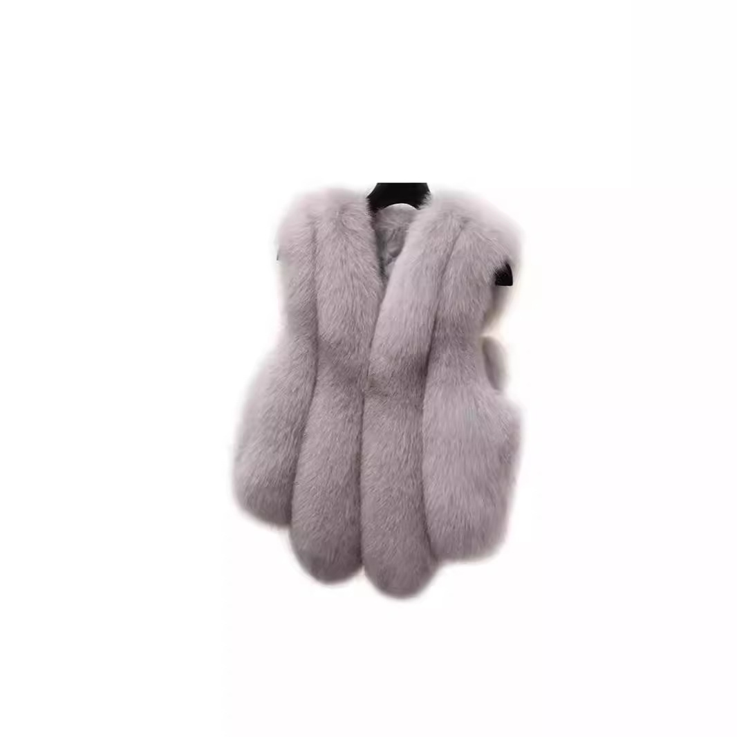 Frauen Kleidung neue mode fuchs pelz weste frauen winter freizeit_voghion.com