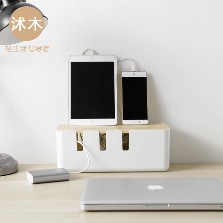 Rubber Wooden Cover Wire Storage Box Plastic Plug-in Board Socket Power Protection Data Hub Collection Box Cable Management Box Rubber Wooden Cover Wire Storage Box Plastic Plug-in Board Socket Power Protection Data Hub Collection Box Cable Management Box