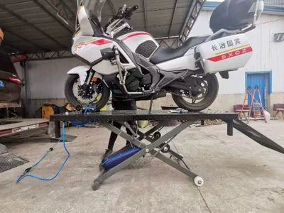 Electric Pneumatic Motorcycle Lift Avtomobil fırlanan platformaları - pneumatic-400kg-2000600mm-without-bottom-frame