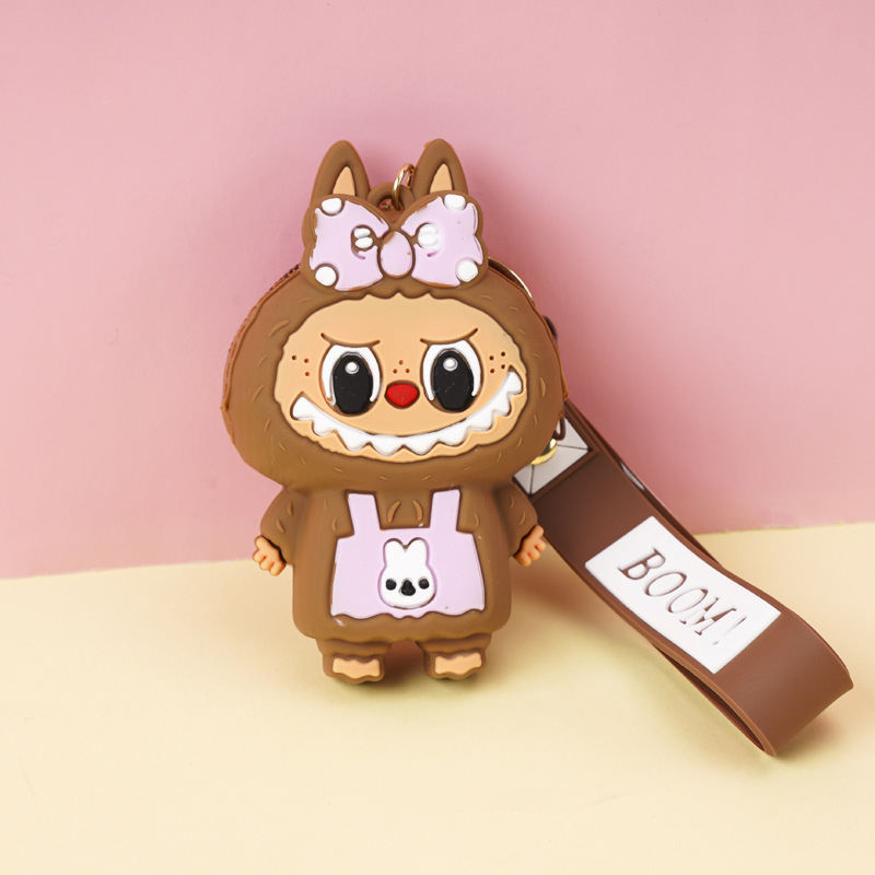 メーカーが生産するネズミ駆除パイオニアラブブキーホルダーペンダントシリコンバッグかわいい子供用小銭入れ|undefined