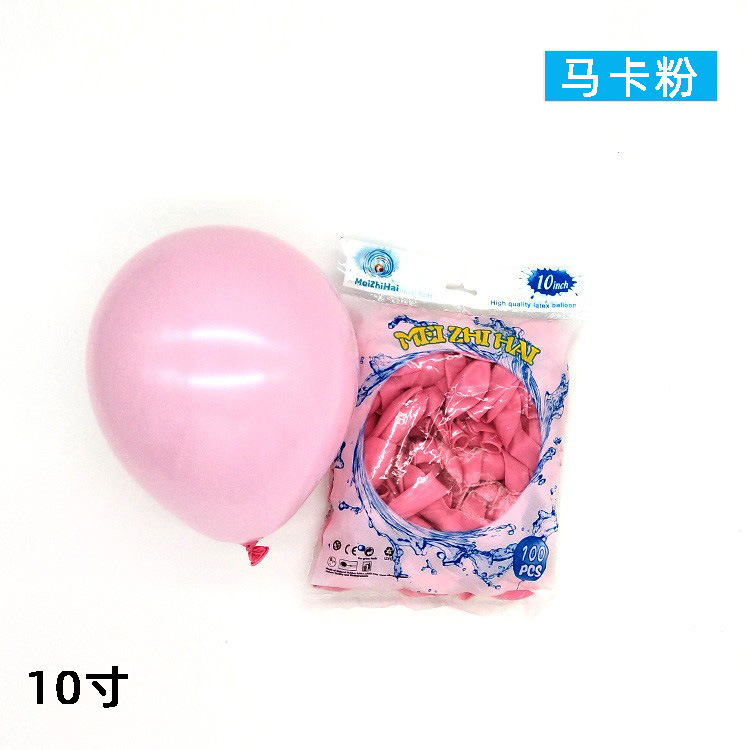 10 pulgadas maca rosa 100 piezas