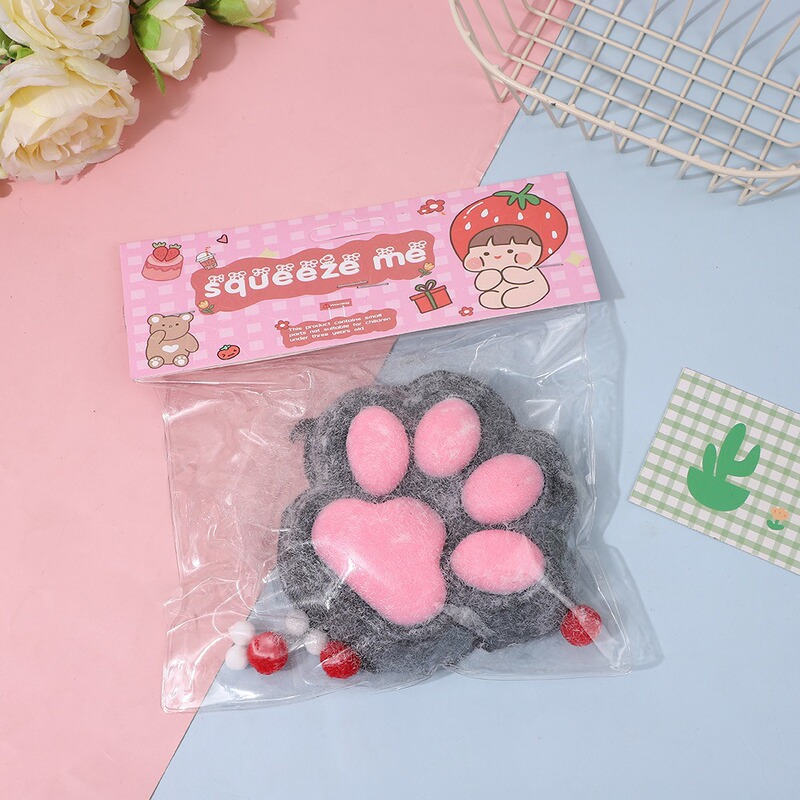 猫の爪のつまみの楽しみの卸売りの減圧のおもちゃの大きいサイズのシリカゲルの猫の爪のつまみの楽しみの泥の感の高い顔の値の解凍の神器|undefined