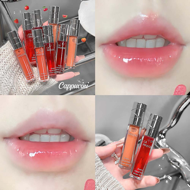 CAPPUVINI Crystal Ice Lip Oil Humectant Brilliant Glass Glass Lip Color