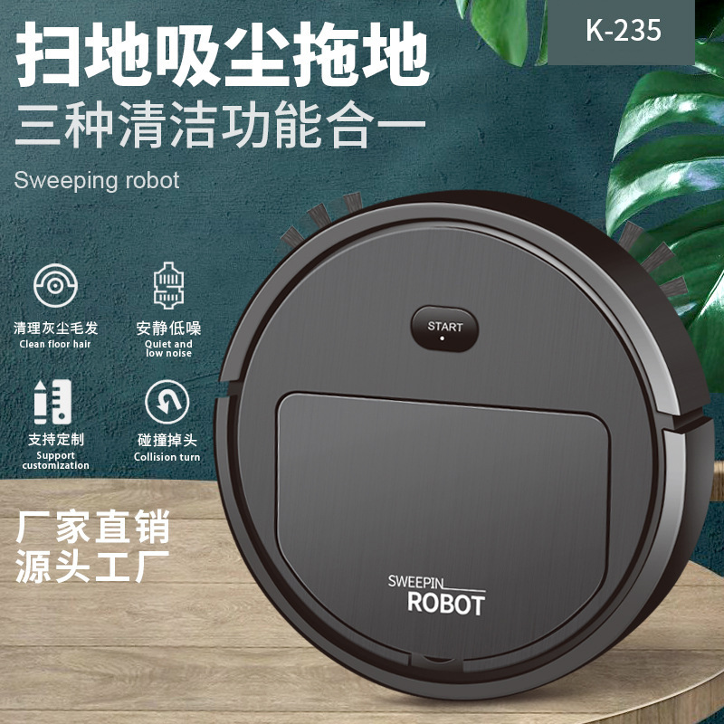 Sweeping Robot, Sweeping and Mopping All-In-One Household Fully Automatic Intelligent Sweeping, Vacuuming and Mopping All-In-One Machine Three-In-One Cleaning