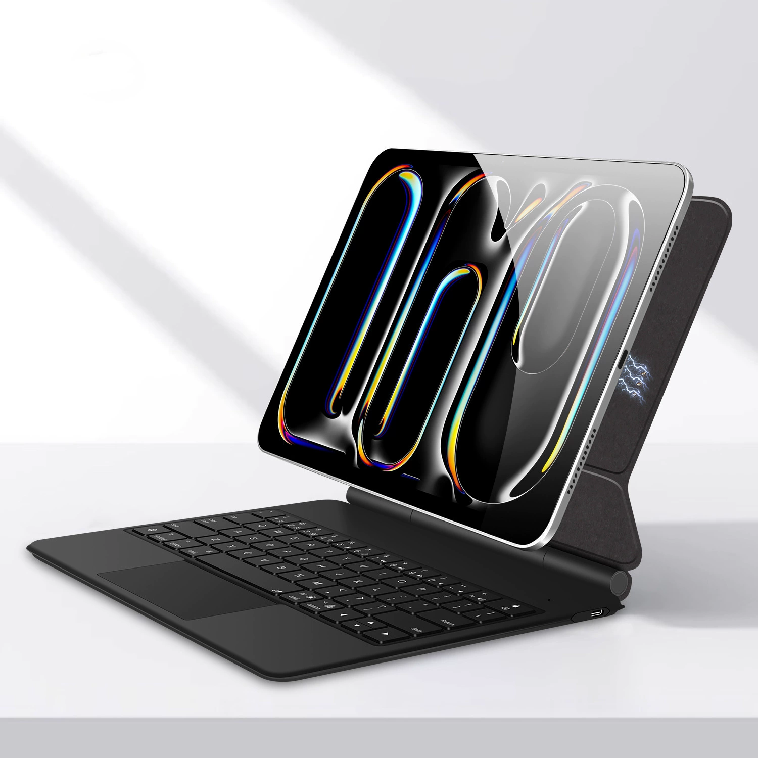 Иностранная торговля, подходящая для 2025 года, iPad Air7, совместим с клавиатурой Magic Keyboard Pro11, прямая подключение, тач-плавающая клавиатура M4