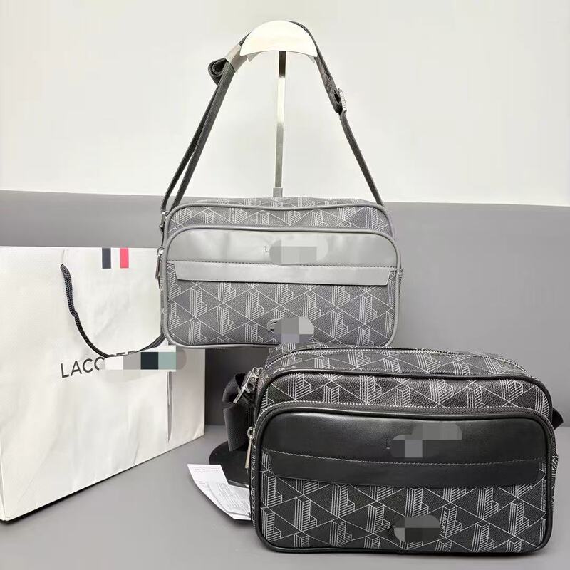 2025 Crocodile Same Style Shoulder Bag Small Crossbody Bag Trendy Brand Workwear Waist Bag Casual Backpack Men's Shoulder Bag Men's Bag