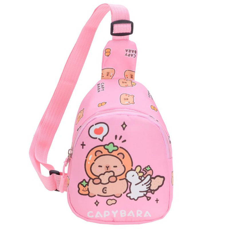 Bolsos de chicas lindos bolsos de pecho de chicas caricaturas bebés bolsos de cambio de niños bolsos de mochila de estilo exterior