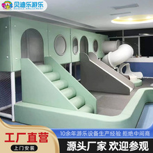 淘气堡2025年室内全套幼儿园滑梯球池商场游乐场设备专用游乐设施