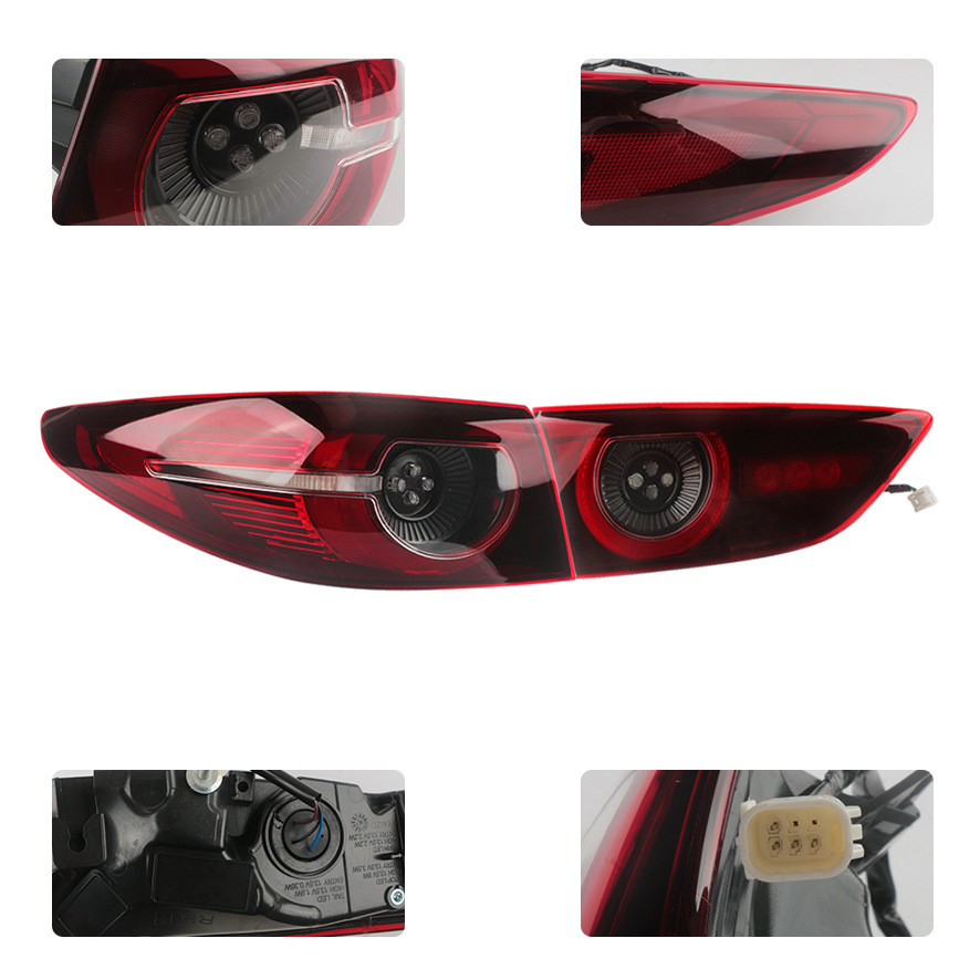 Aplicable a 19 - 21 Mazda 3 Luz trasera Luz de freno Nuevo conjunto de luz trasera de próxima generación Uncella