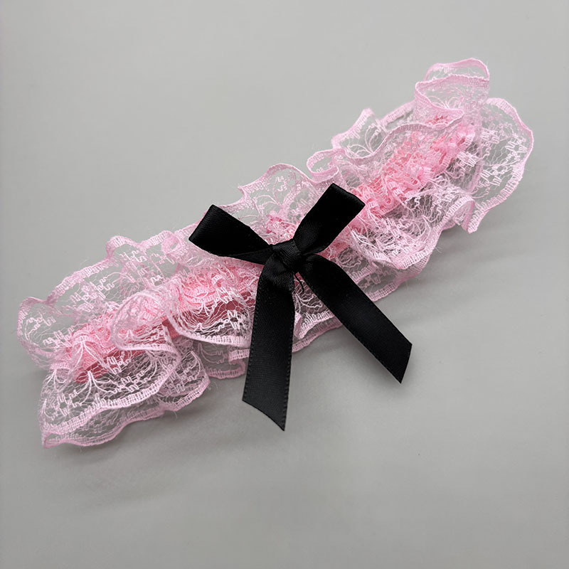 Nuevos productos transfronterizos japoneses de encaje arco de pierna anillo de novia accesorios de vestido de boda muslo correa de pierna de boda cubierta de pierna