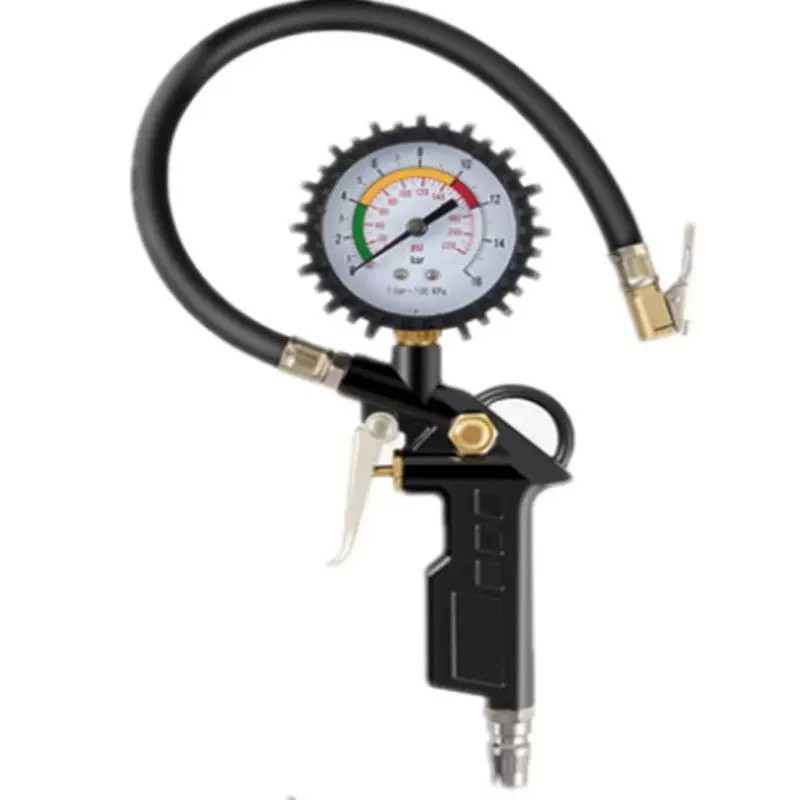 Car Tire Pressure Gauge, Motorcycle Inflation Gun, High-Precision Tire Pressure Gun, Air Pressure Gauge, Tire Pressure Tester, Inflator Gun