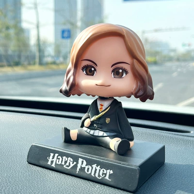Accessories, Decorative Toys, Anime — Car ornaments - -shaking-head-harry-hermione