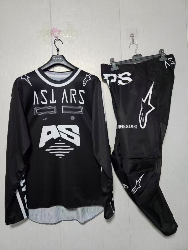Mountain jersey for men and women, set, off-road racing car, fox, raccoon 3