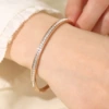 29-D-11 Rose Gold Rows of Fang Diamond (Fading Back and Retreat)