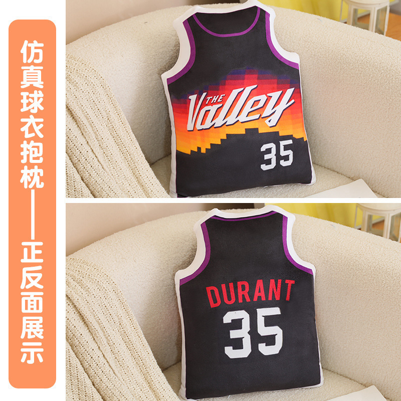 Dormitorio dormitorio almohada de baloncesto regalo para niños camiseta de simulación detrás de adornos creativos de juego image 16