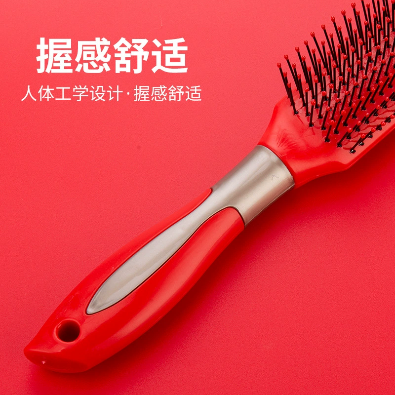 Brush, soft heel for scalp, massager, curly air bag