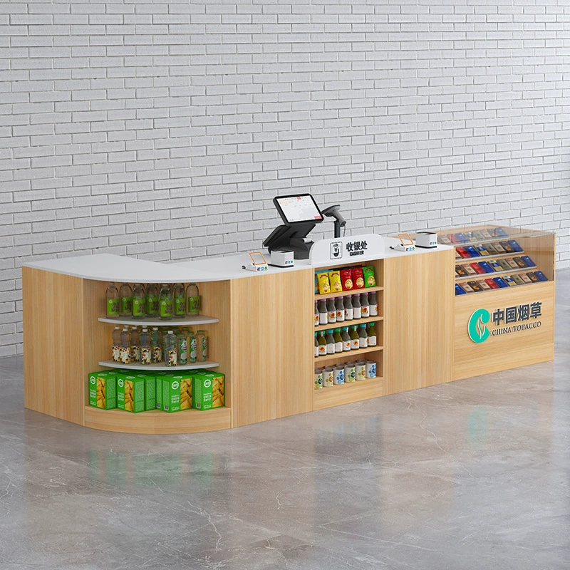 Круглосуточный магазин Счетчик кассы в супермаркетах Сигарета Трава Монопольный шкаф Торговцы Супер Закаленное стекло Дисплей Дисплей Дисплей Дискаплеи