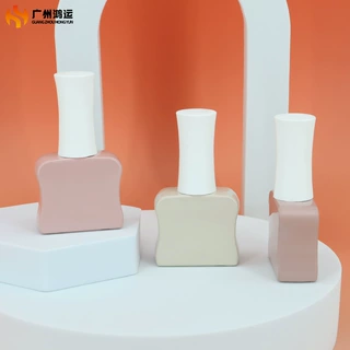 定制高档指甲油玻璃瓶 批发透明分装瓶 可加工制作创意甲油胶包装