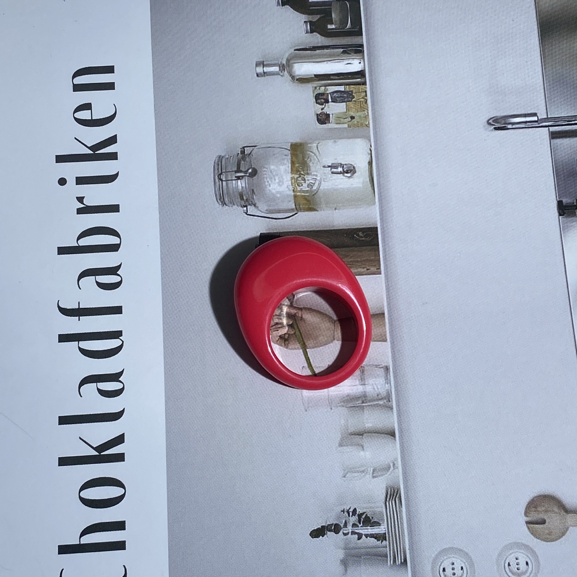 Daily Occasion Wholesale Jewelry Simple Style Korean Style Solid Color Transparent Resin Rings