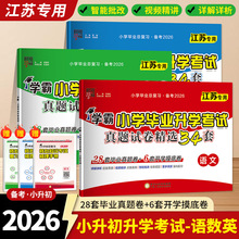 2026经纶学霸小学毕业升学考试真题试卷精选34套小升初语数英江苏