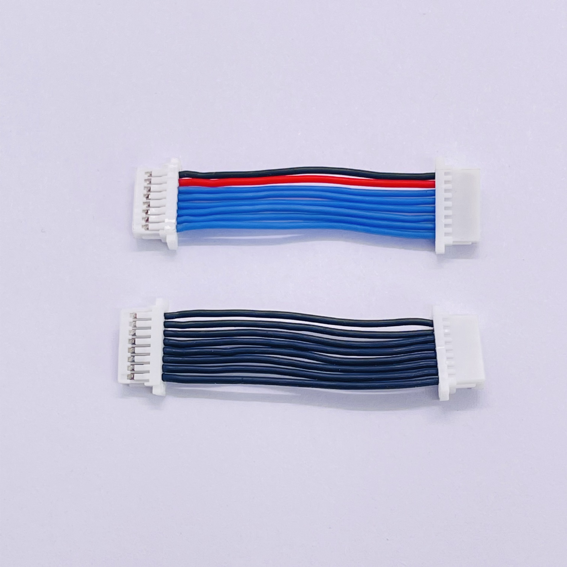 1.0-8P双头反向 30号硅胶28AWG GH1.25代扣端子线