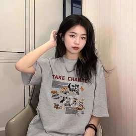 白色短袖t恤女2026新款纯棉半袖宽松夏季打底内搭小众设计感上衣