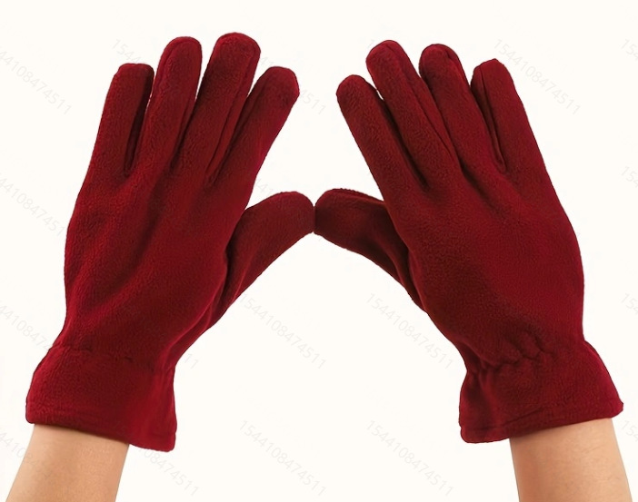 Hombres y mujeres clásicos ciclismo al aire libre montañismo vellón polar de alta calidad a prueba de frío productos calientes transfronterizos guantes cálidos y resistentes al desgaste